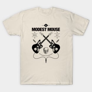 Modest Mouse Guitar Vintage Logo T-Shirt